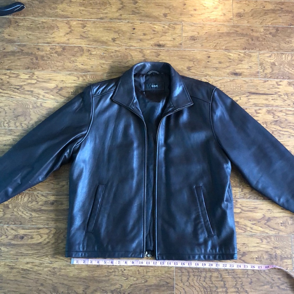 Soft leather coat